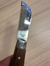 Very rare Japan Metal Foldable Mane Thinning Knife picture