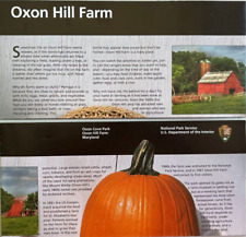 New OXON COVE PARK - OXON HILL FARM   NATIONAL PARK SERVICE UNIGRID BROCHURE Map picture