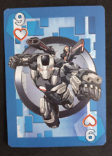 Cardinal Marvel Avengers Playing Card War Machine 9 Hearts picture