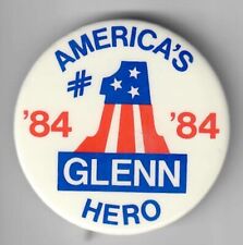 John Glenn Presidential Campaign Button from 1984 picture
