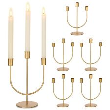 Sziqiqi Gold Candlestick Candle Holders - Candlesticks Candelabra Centerpiece... picture