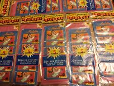 50 Packs 1992 Panini Aladdin Movie Album Stickers 300 Sticker Cards In 10 Racks picture