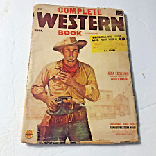 COMPLETE WESTERN BOOK, magazine September 1956, Vol 21 No 2, Louis L'Amour picture
