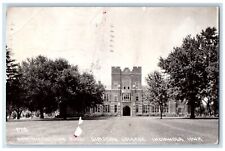 1939 Administration Bldg. Simpson College Indianola Iowa IA RPPC Photo Postcard picture