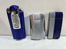 LOT OF 3  VINTAGE COLIBRI LIGHTERS     collect   / display   7009/8 picture