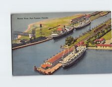 Postcard Aerial View Port Tampa Florida USA picture