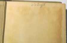 D. W. Griffith SIGNED book - An Egyptian Princess, by George Ebers picture