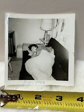 Vintage Photo Snapshot 1960s African American Woman Sleeping On Couch  picture