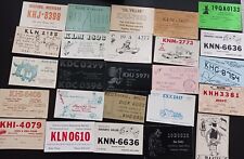 25 Vintage CB Ham Radio QSL Post Cards Postcards 1960s picture