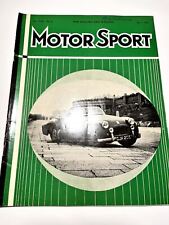 Vintage Motor Sport Magazine Vol. XXX, No. 4 April 1954 picture
