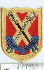 USMC 4th Marine Regiment RCT-4 Desert Storm  4th Marines Regt full color PATCH picture