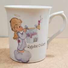 Vintage 1984 Precious Moments REJOICE Cup 3.5 inches tall x 3 wide Collectible picture