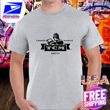 New TCM Logo Turner Classic Movies Logo Men's T-Shirt Size S - 5XL picture
