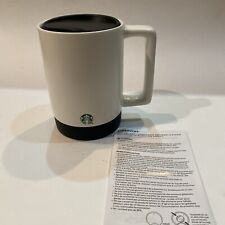 Starbucks 2023 White Mug w/ Rubber Bottom & Lid | 14oz / 414mL - NEW picture