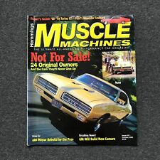 OCTOBER 2006 HEMMINGS MUSCLE MACHINES MAGAZINE #37, 1969 PONTIAC GTO, TORINO GT picture