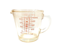 Vintage Pyrex Clear Glass #508 Corning 1 Cup Measuring w/ Closed D Handle picture
