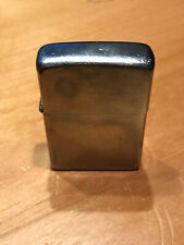 CLASSIC VINTAGE ZIPPO LIGHTER - BRUSHED CHROME FINISH c. 1950 - 1957 picture
