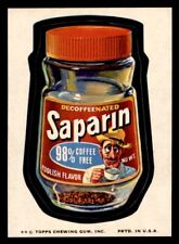 1974 Topps Wacky Packages Series 11 #23 Saparin Coffee NM/MT picture