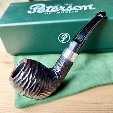 Peterson Sherlock Holmes Rusticated Strand P-Lip Tobacco Pipe - New picture