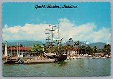 Lahaina Yacht Harbor Maui Hawaii Postcard picture