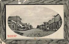 Oak Street East Glenwood Wisconsin WI Dirt Road c1910 Postcard picture