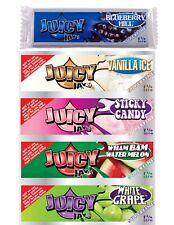 5x JUICY JAY'S  1 1/4 Rolling Papers Varity Pack Superfine USA SHIPPED picture