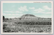 Cross Mountain~Fredericksburg TX~Desert~Historic Landmark~Greyish Scene~1964 PC picture