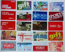 Sports Authority Gift Card - LOT of 20 - Older Styles - Collectible - No Value picture