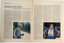 Ingemar Stenmark Phil Mahre World Ski Racing Switzerland Vintage 1977 Mag Articl picture