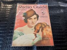 FEBRUARY 23  1935 RADIO GUIDE vintage magazine - COUNTESS OLGA ALBANI picture