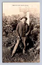 RPPC GUIDE OF KILAUEA VOLCANO ALIKA ALEC LANCASLER REAL PHOTO POSTCARD (1920s) picture