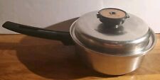 Vintage Thermo Core Temp-Tone Multi-Plex Stainless Steel Pot With Lid 8” USA picture