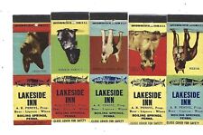 5 Lakeside Inn - Boiling Springs, PENNA.   Matchcovers  A.R. Pensyl, Prop. picture