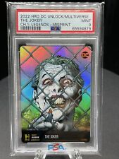 2022 DC Cards PSA 9 Mint Joker  Legends Misprint Error Physical Only picture