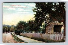 Amesbury MA-Massachusetts, Captain's Well, Antique, Vintage c1909 Postcard picture
