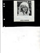 Doctor Who Series British Actress Julia Foster Autograph picture