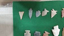 Arrowheads authentic pre 1600 collection of 28 SE US points picture