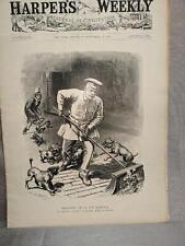 Harper's Weekly Sept.14, 1895  Booker T. Washington & The Tuskegee Plan Black Hs picture