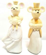 Avon Vintage Bottles Church Mouse Bride and Groom Delicate Daisies Cologne  picture