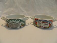 C-24 2 LJUNGBERG COLLECTION SOUP RECIPE BOWLS OYSTER & CRAB picture