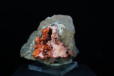 Red Heulandite / RARE Mineral Specimen / Old Kilpatrick, Scotland, UK picture