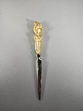 Vintage Two Toned Heavy Couple's Embrace Risqué Signed Arawy Letter Opener 8.25