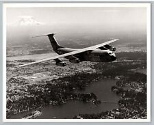 Aviation Lockheed C-141 Starlifter 62nd Air Wing USAF Aircraft B&W Photo C9 picture