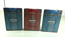 Star Wars Theme Playing Cards Red & Blue Decks Theory 11 Lot of 3 New Sealed picture