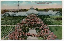 Postcard Green House, Plant's Estate, Eastern Point, Connecticut CT Garden View picture