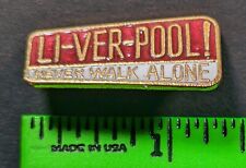 Vintage 1970s Liverpool FC Soccer Enamel Pinback Pin picture