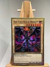 Red-Eyes Black Dragon - Premium Gold Rare 1st Edition MGED-EN003 - NM - YuGiOh picture