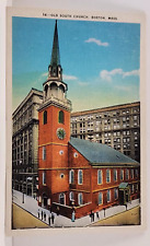 Postcard Old South Church Boston Massachusetts, Sanctuary of Freedom, Revolution picture