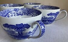 Spode Blue Italian Jumbo Cups (Set of 4) picture