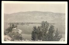 RPPC Lake Osoyoos Oroville Washington Okanogan County Ellis Photo c1950s picture